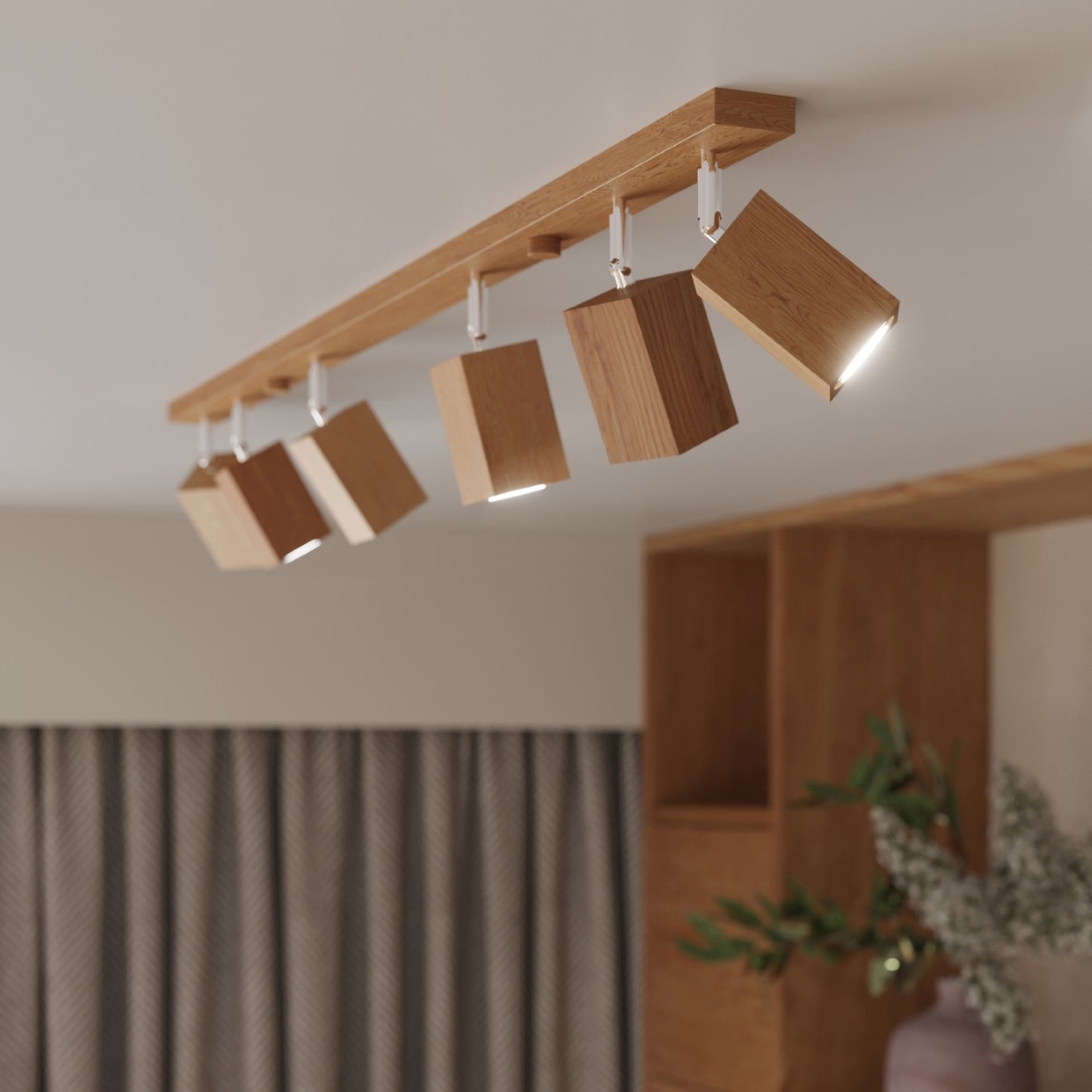 KEKE houten wandlamp eik