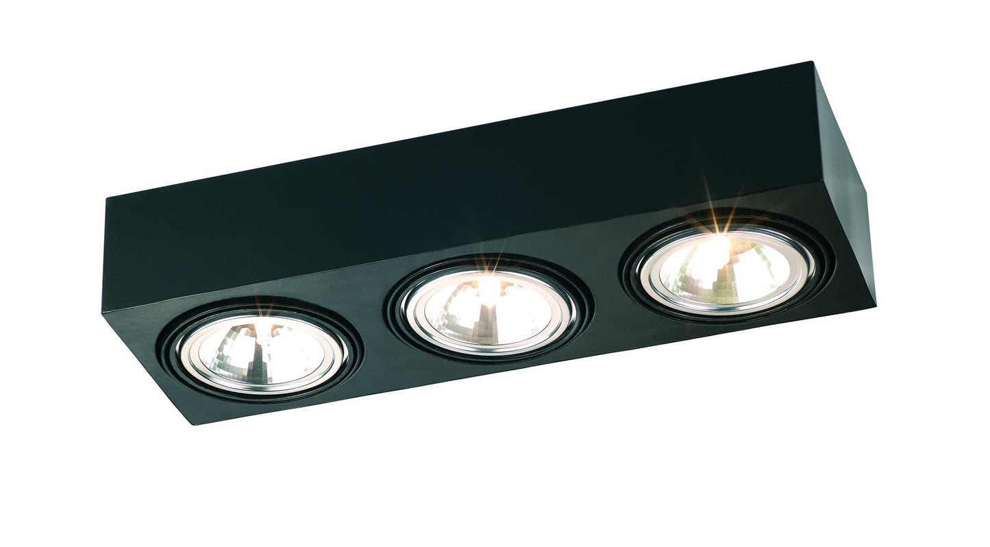 Rodos plafondlamp Zwart