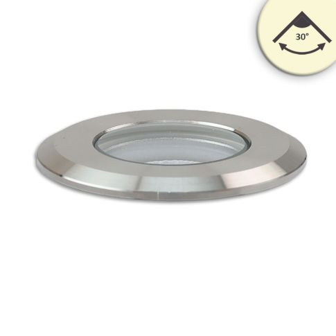 ISOLED 115667 grondspot RVS Ø45 30° IP67
