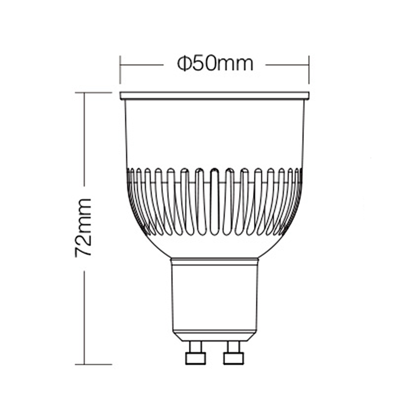 Mi-Light GU10 Spot 6W CCT (FUT107)