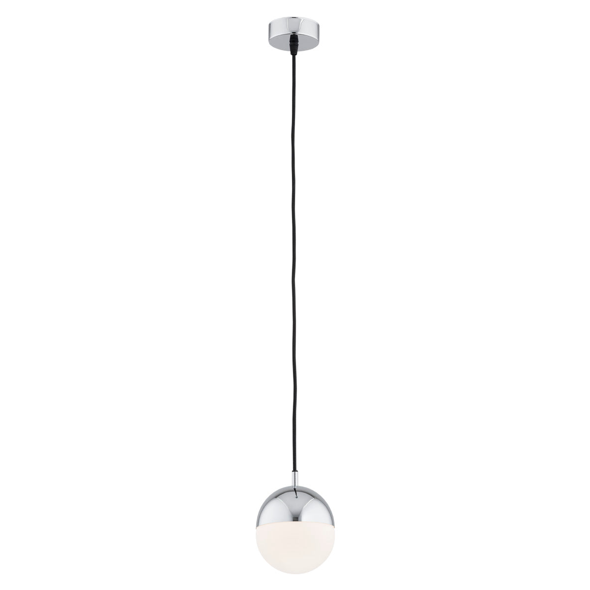 Livia hanglamp Chroom klein 1-lichts