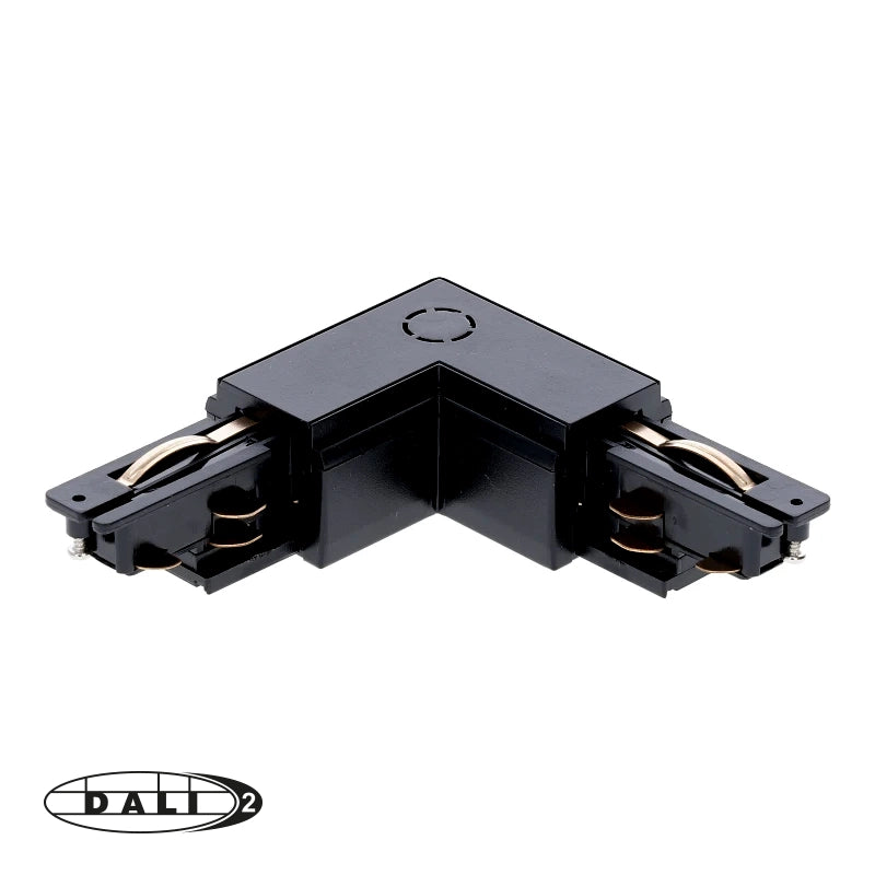 Lumexa DALI L-connector buitenhoek zwart