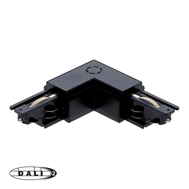 Lumexa DALI L-connector binnenhoek zwart