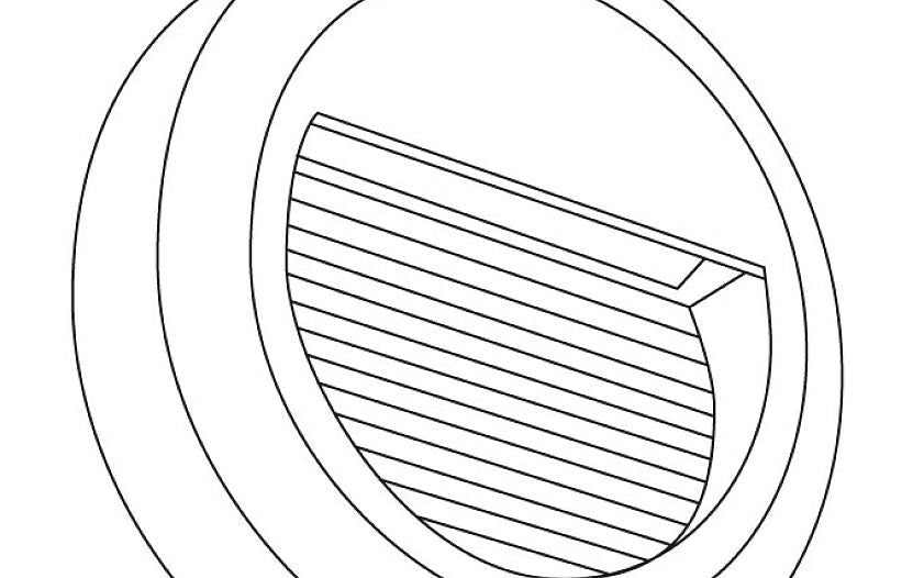 Sidaro | LED buitenwandlamp rond | IP54 zwart