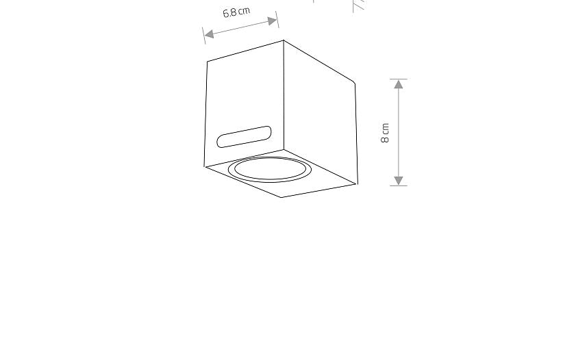 Assano | GU10 buitenwandlamp | IP54 zwart