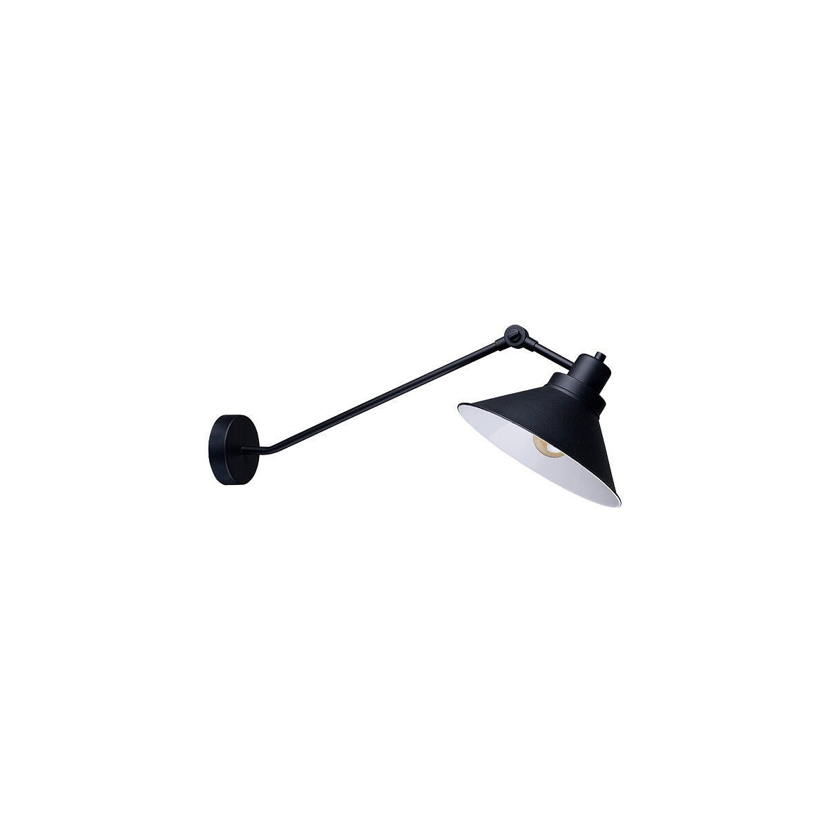 TECHNO I wandlamp zwart wit