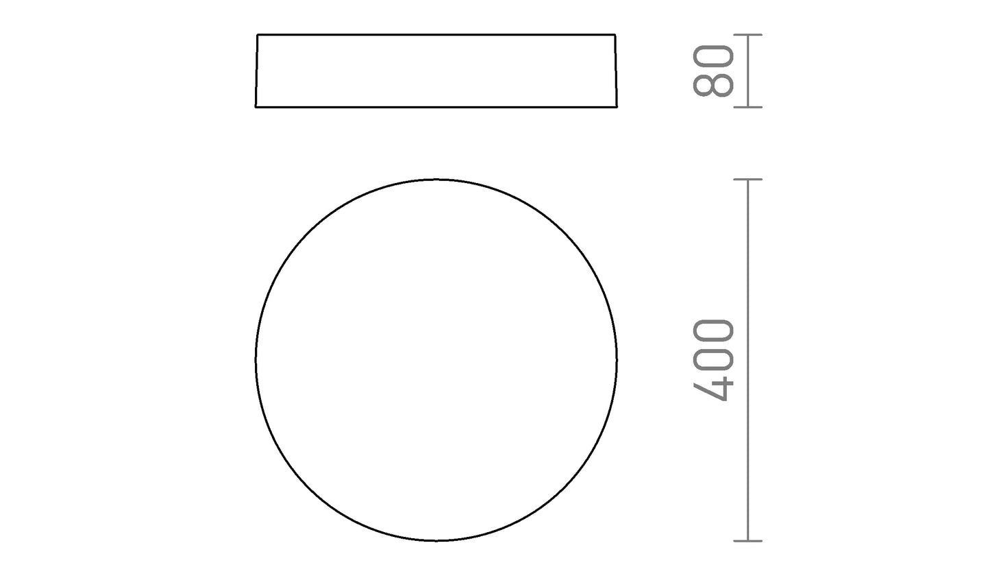 Aura Beam 40 | powerful ceiling light | Ø 39.5 cm