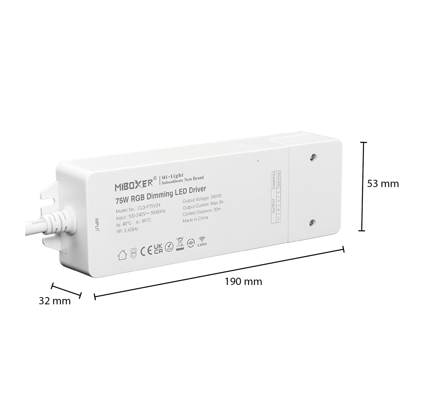 Mi-Light Driver 24V 75W RGB (CL3-P75)
