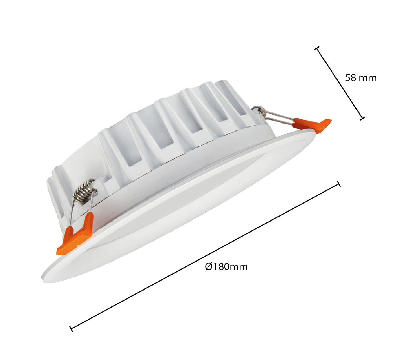 Mi-Light Downlight RGB+CCT Ø150 17W Wit (FUT065)