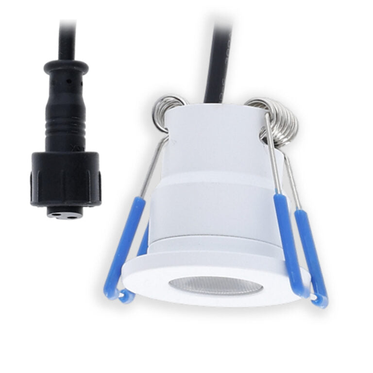 Lumexa mini LED recessed spotlight set 10 pieces 3W IP65 12V incl. remote control