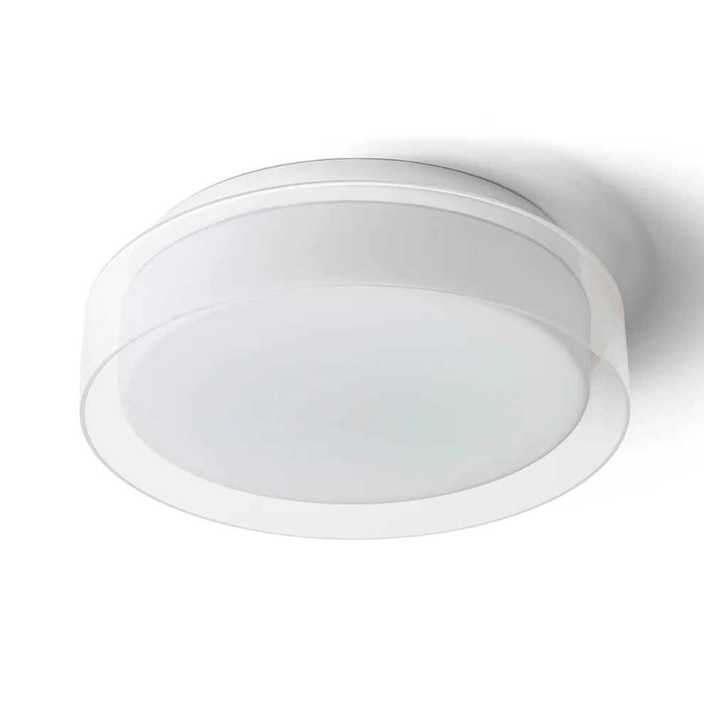 Marina Halo 30 | minimalist ceiling lamp | double glass shade