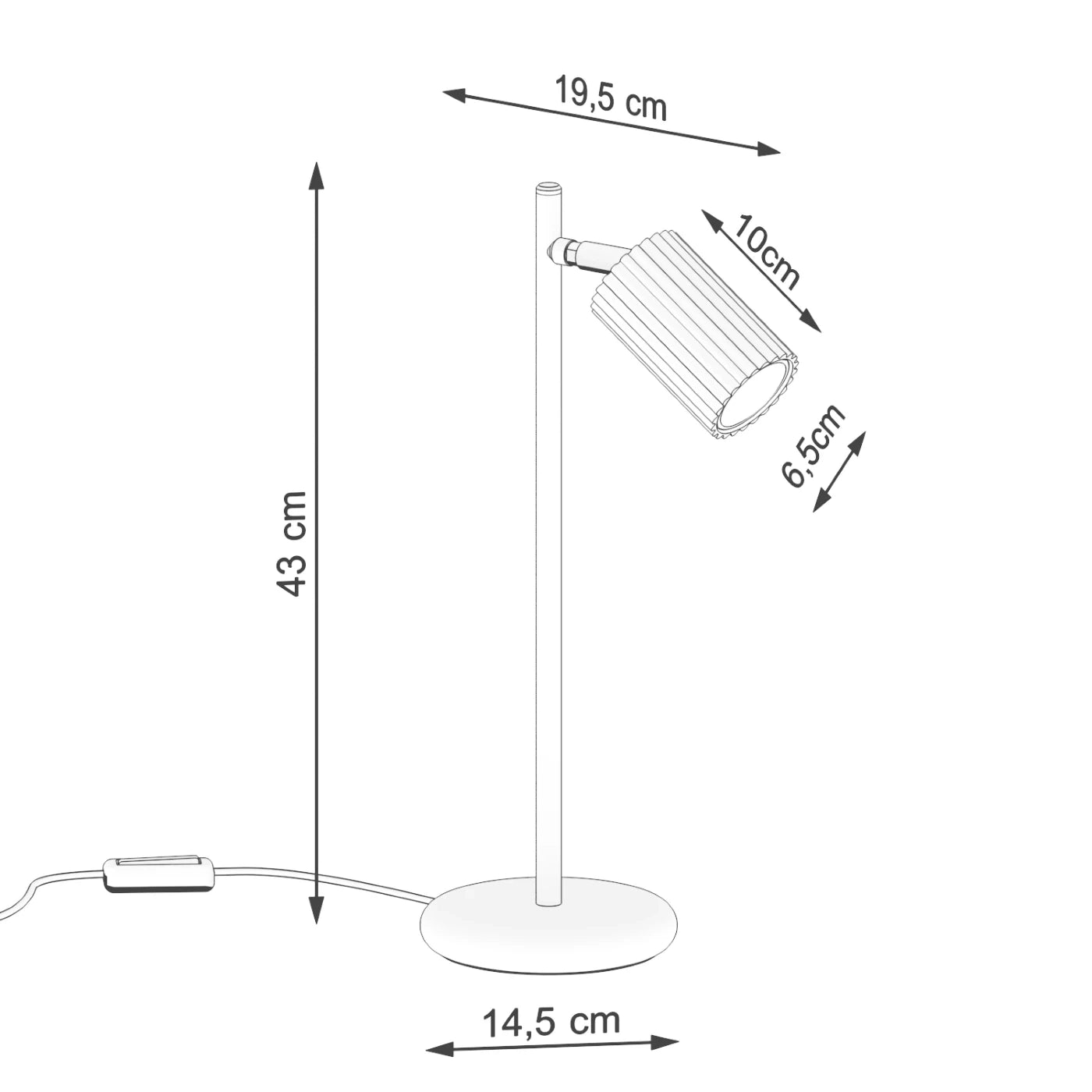 Ribba | beige table lamp GU10