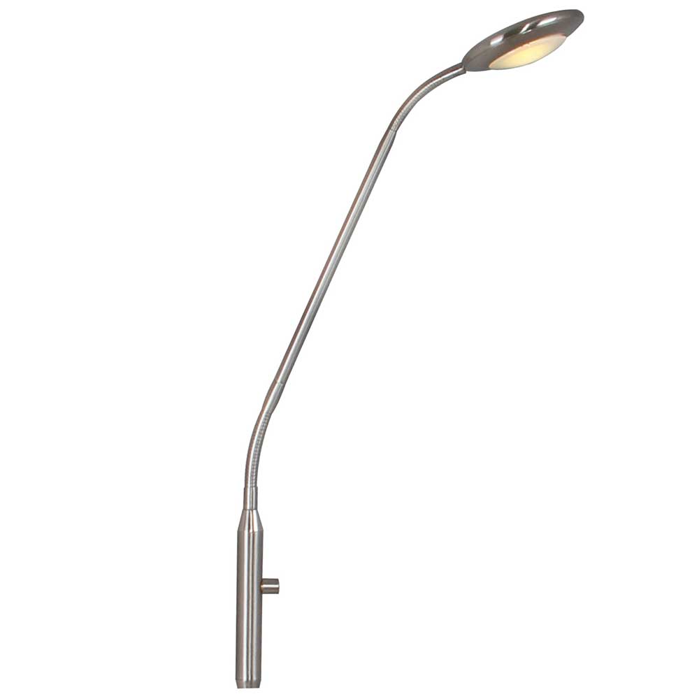 UFO | vloerlamp | LED | 140 cm | mat staal of zwart