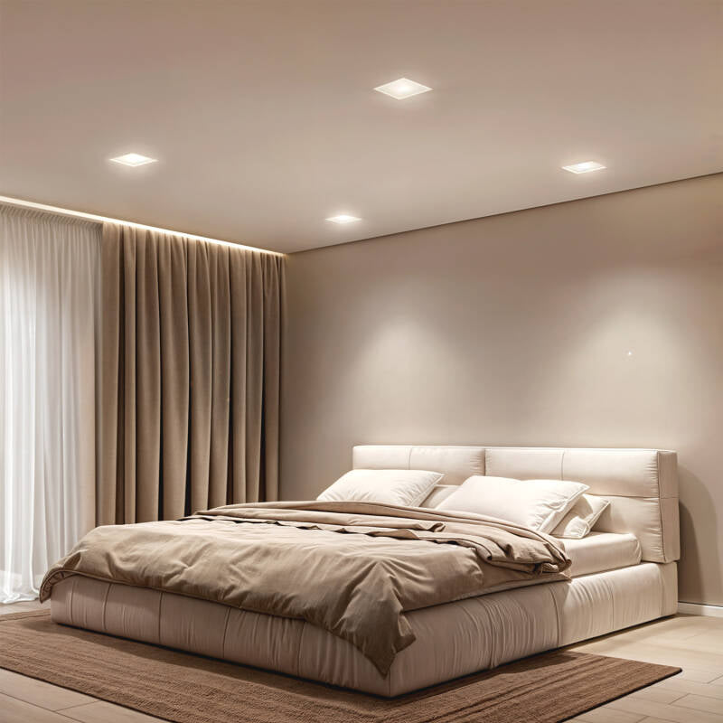 SATIAVO gips inbouwspot LED 18 W zaagmaat 333x333 mm