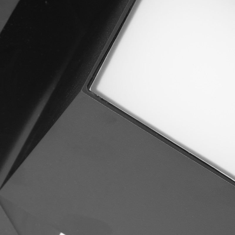Azzardo CUBIC buitenwandlamp donkergrijs afmetingen