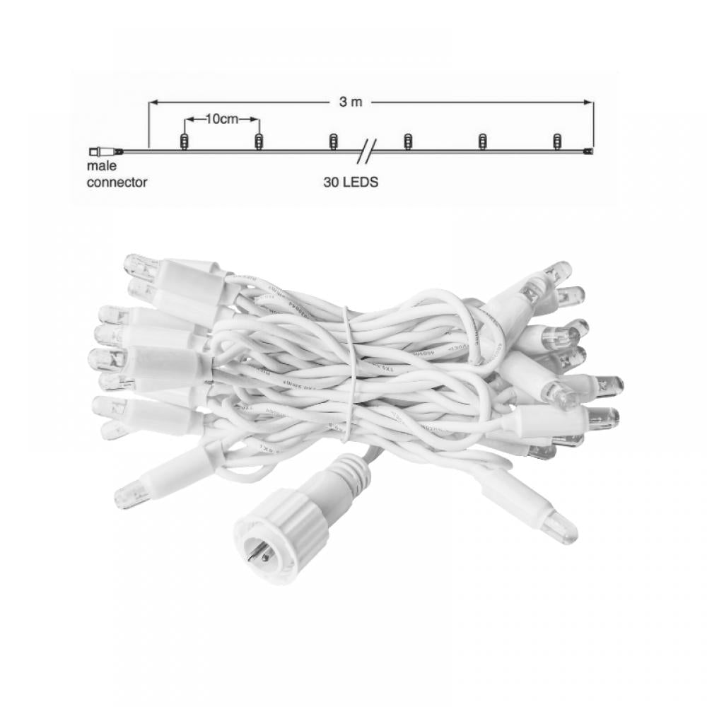 Koppelbaar lichtsnoer 230V 3m