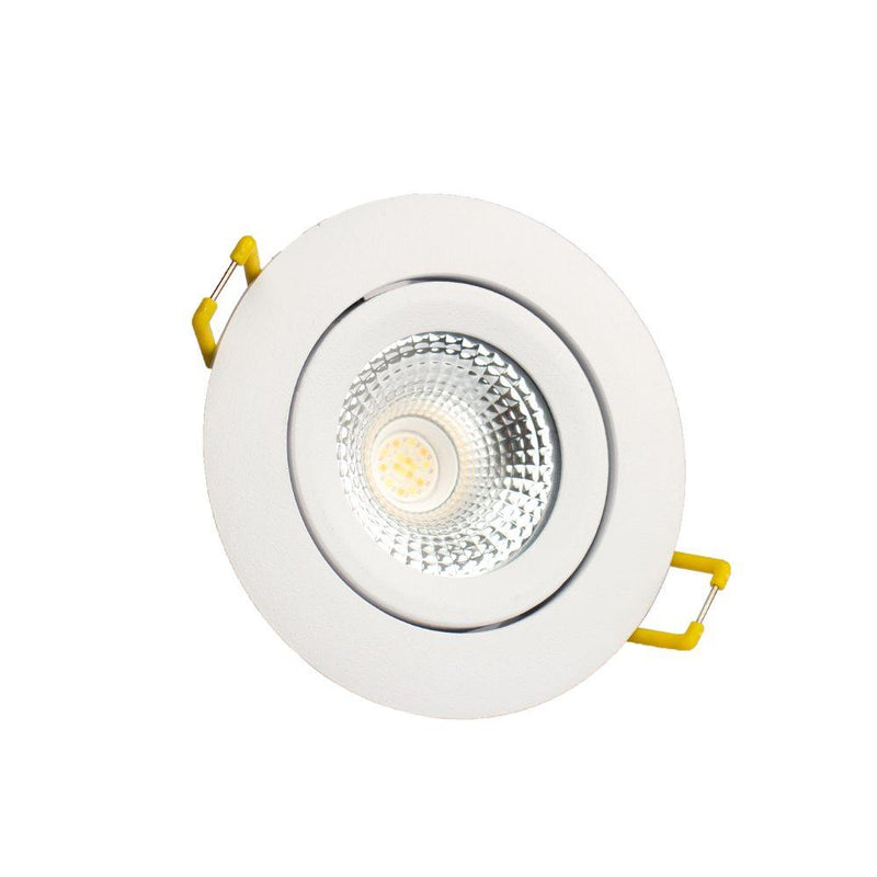 Slimme LED inbouwspot RGBTW Ø82 mm wit