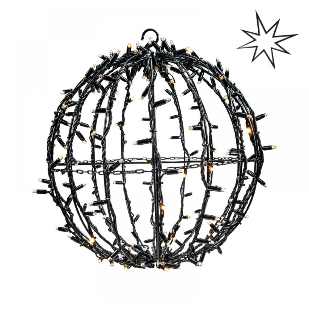 Verlichte 3D-bal 80cm