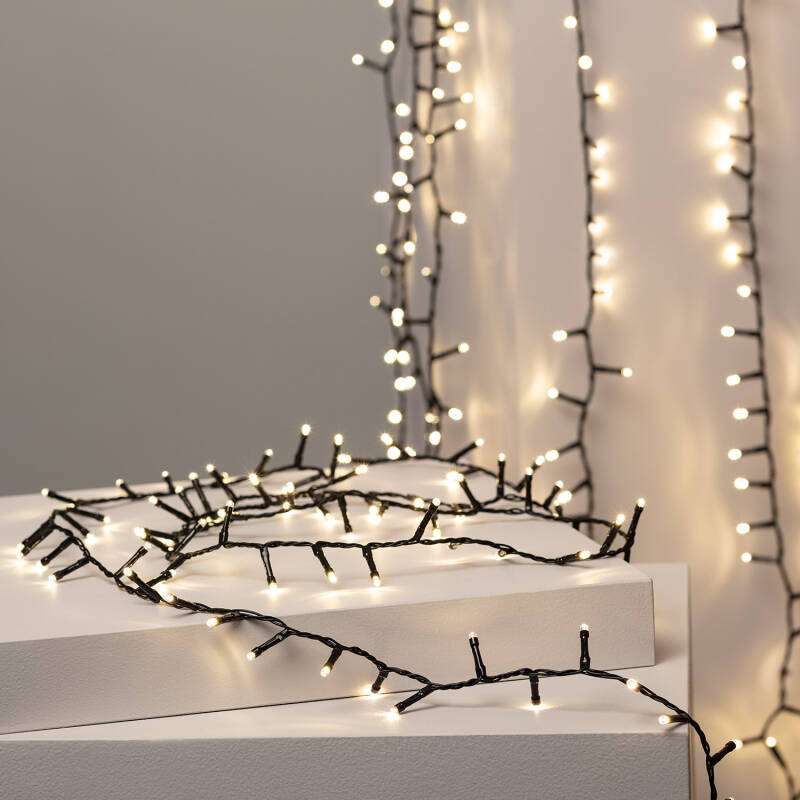 LED Liichtsling 30 m | 1000 LED | schwaarze Kabel | IP44
