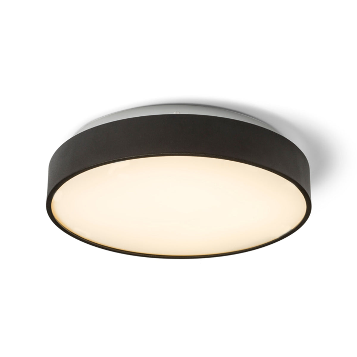 MENSA R 40 | kulaté stropní svítidlo | LED 28W 1800lm 3000K | 40 cm | matně černé
