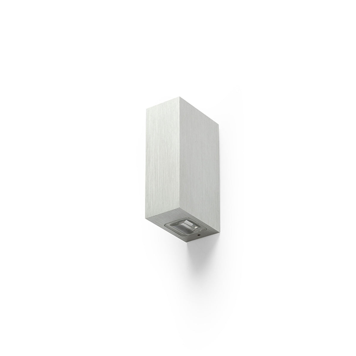 NICK II | lampada da parete per esterni up-down | LED 2x3W 780lm | IP54 | alluminio spazzolato