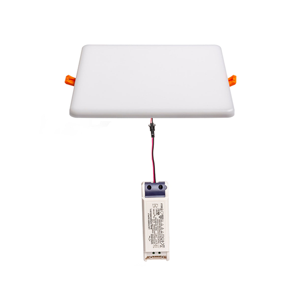 BELI SQ 21 | vierkante trimless inbouwlamp | geintegreerde LED 24W 3000K | IP65 badkamer
