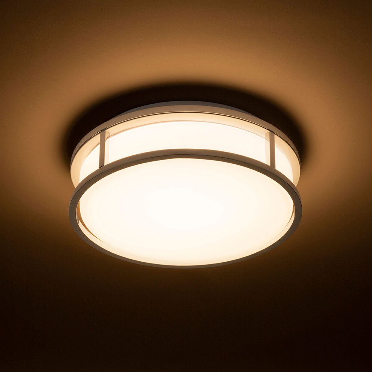 GRANDE LED 25 | taklampe til bad | 12W 900lm 3000K | opalglass 25 cm | IP44