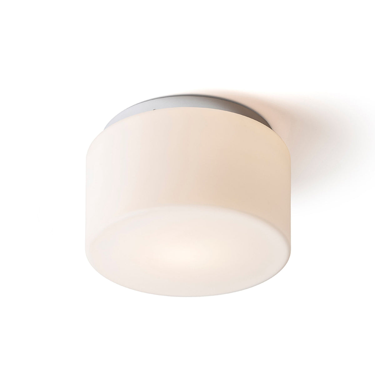 ARANA R 27 | lámpara de techo para baño | E27 | vidrio opalino sobre cromo 27 cm | IP44 | con o sin fuente de luz