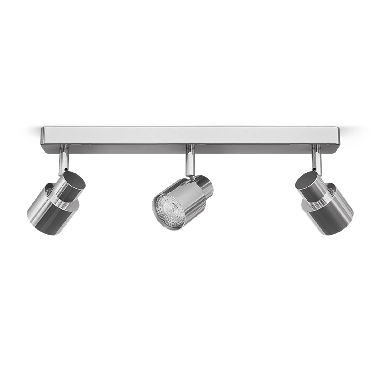VALTO III | spotbalk met 3 kantelbare spots | GU10 | IP44 badkamer | met of zonder lichtbron
