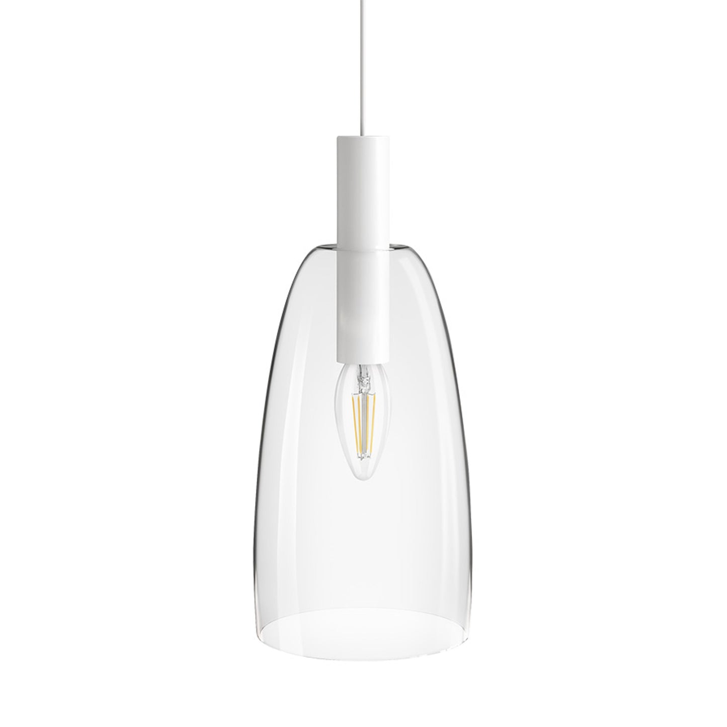 BELLINI | 3-fase hanglamp | glas met gelakte details