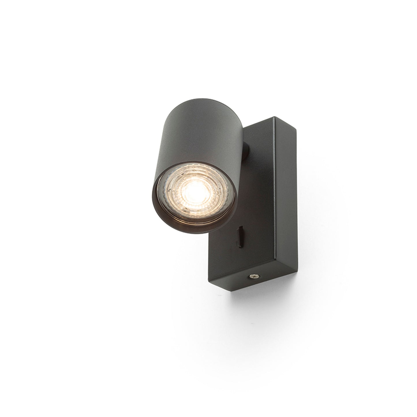 DUDE | wandspot met schakelaar | GU10, wit of zwart