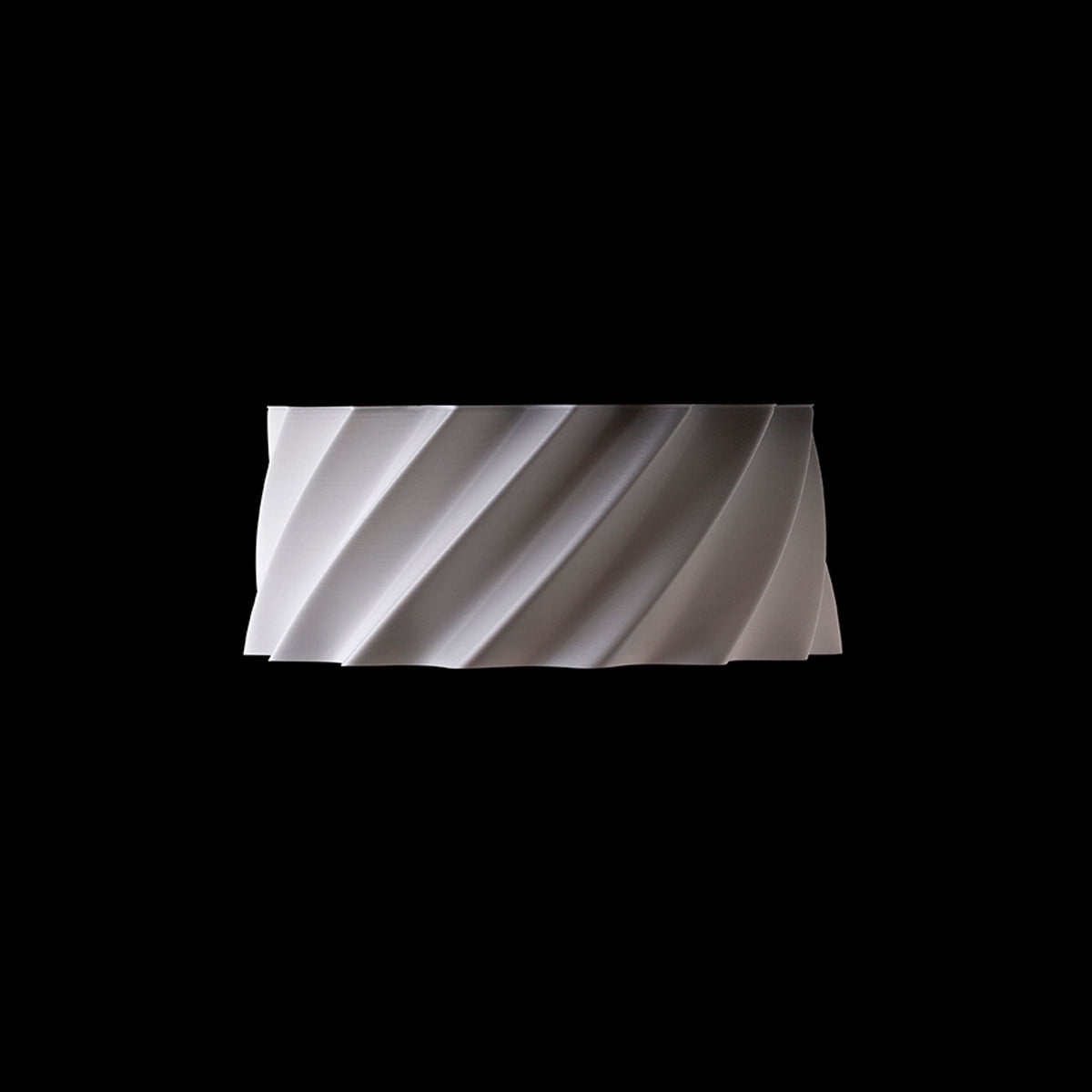 MARENGA RW2 60 | inbouwspot met 3D-geprinte kap | geintegreerde LED 6W 3000K | spiraalribbels Ø 13 cm