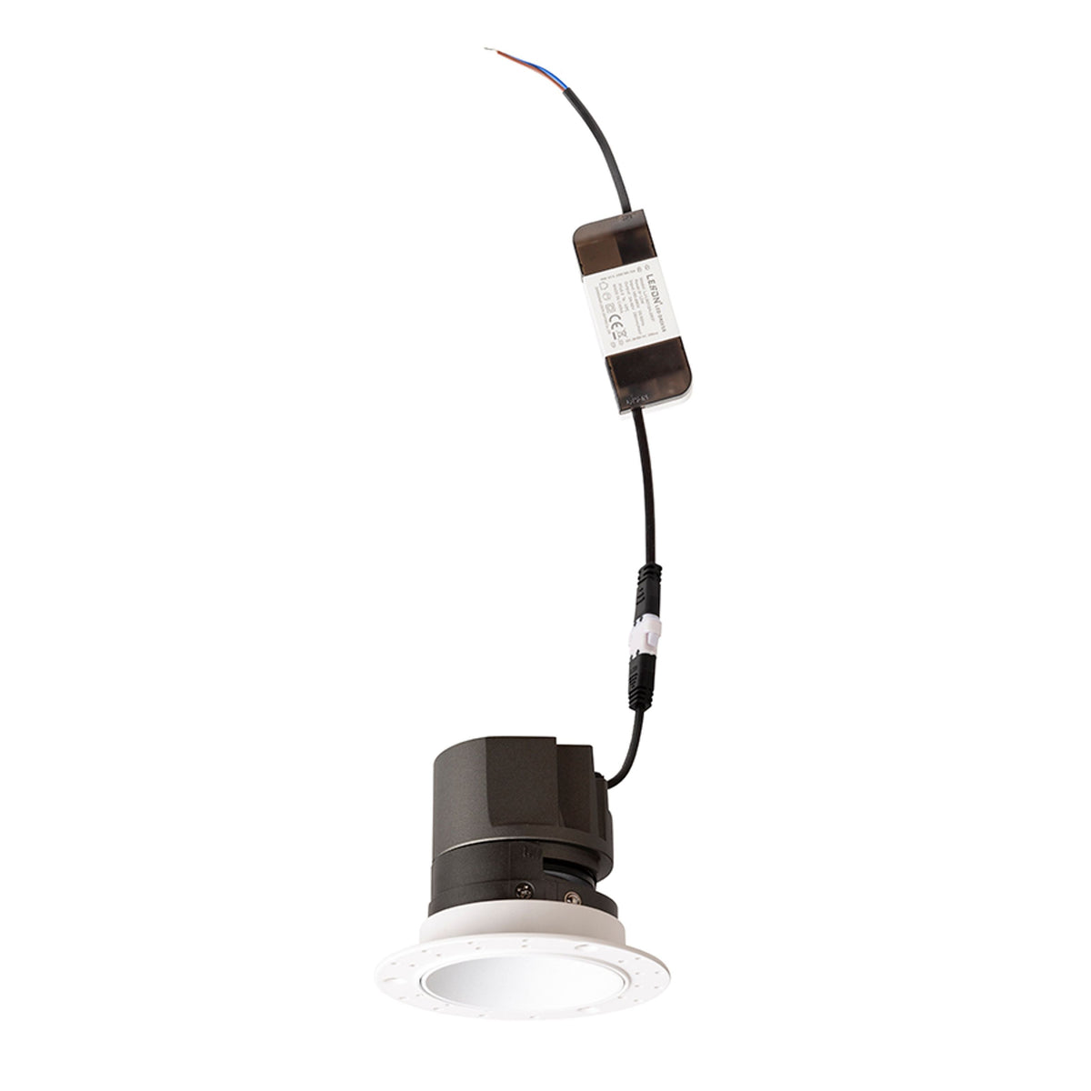 ANTARES | trimless recessed spotlight with decorative reflector | integrated LED 10W 3000K | white