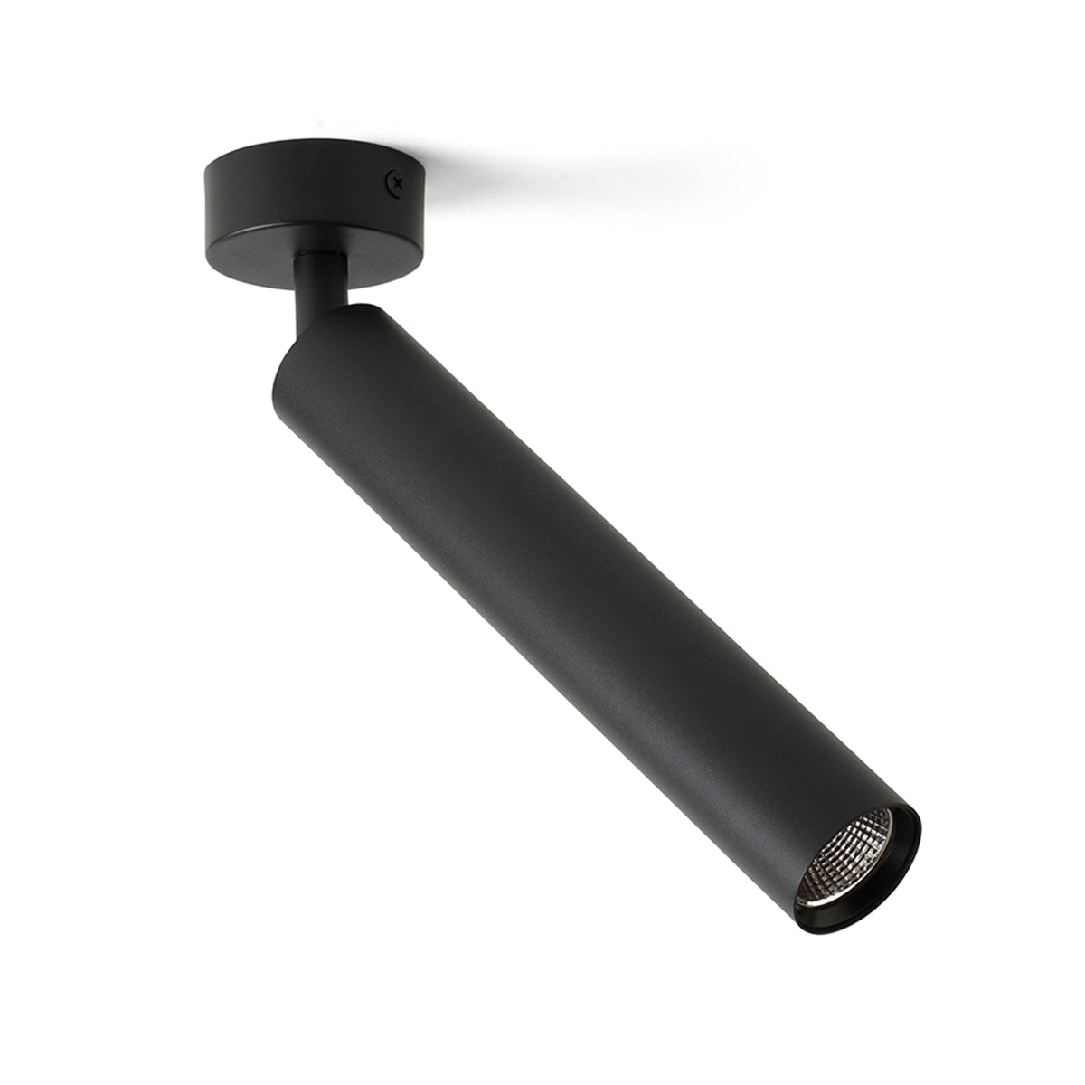DARRIN R | påbygnings-LED-rørlampe på rund fod | 6 W 3000 K | hvid eller sort