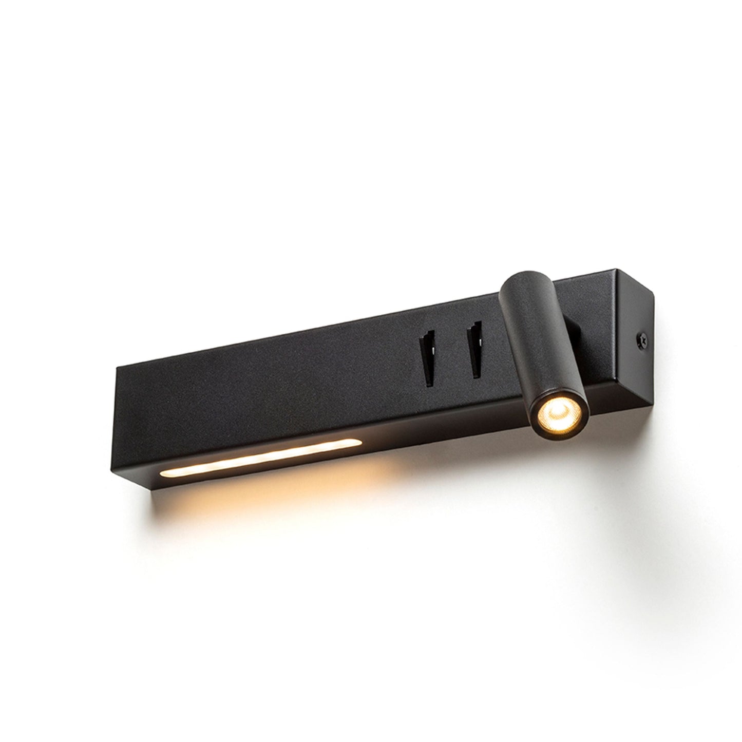 ODEON | verstelbare wandlamp | spot + up/down, 2 kleuren