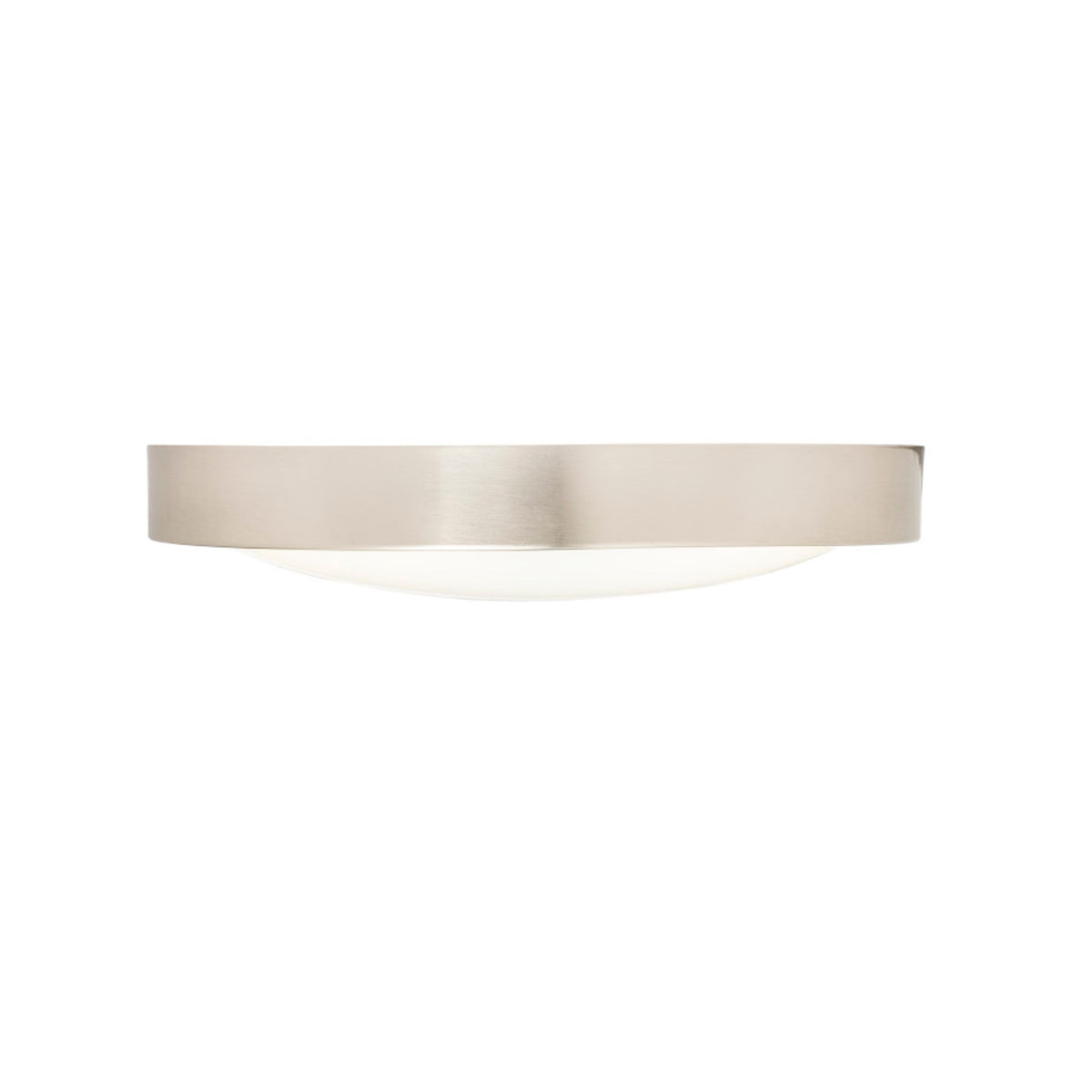 BARRY LED | flat taklampe til badet | 12W 675lm 3000K | matt nikkel 30 cm | IP44