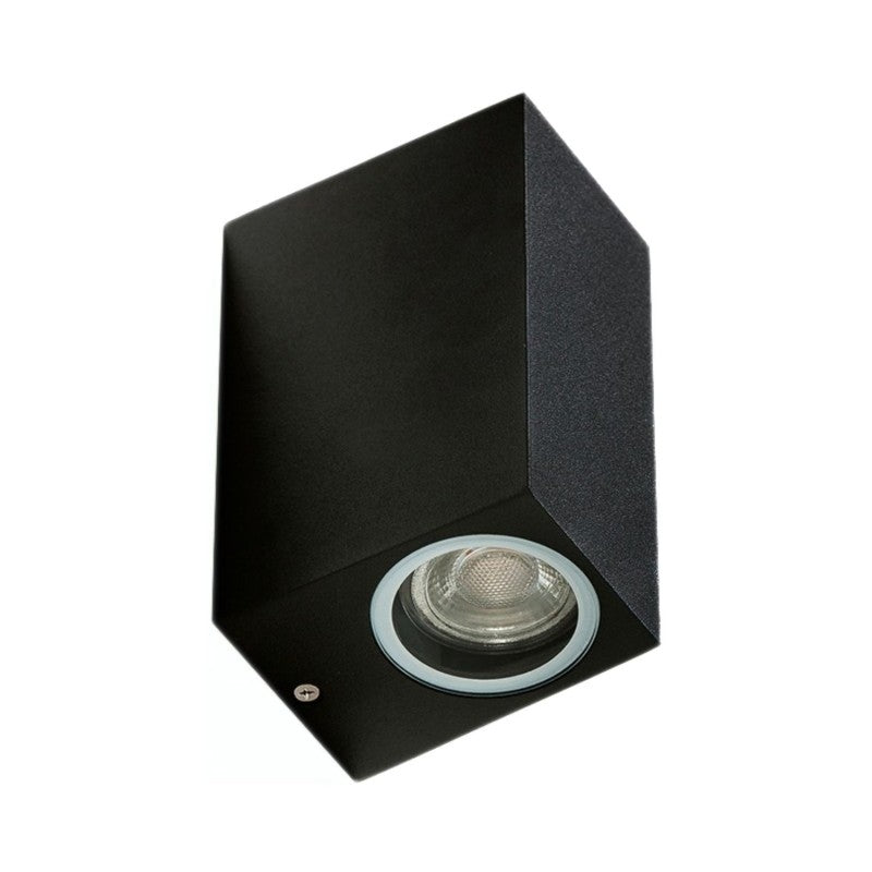 Azzardo RIMINI 2 vierkante up-down buitenwandlamp zwart