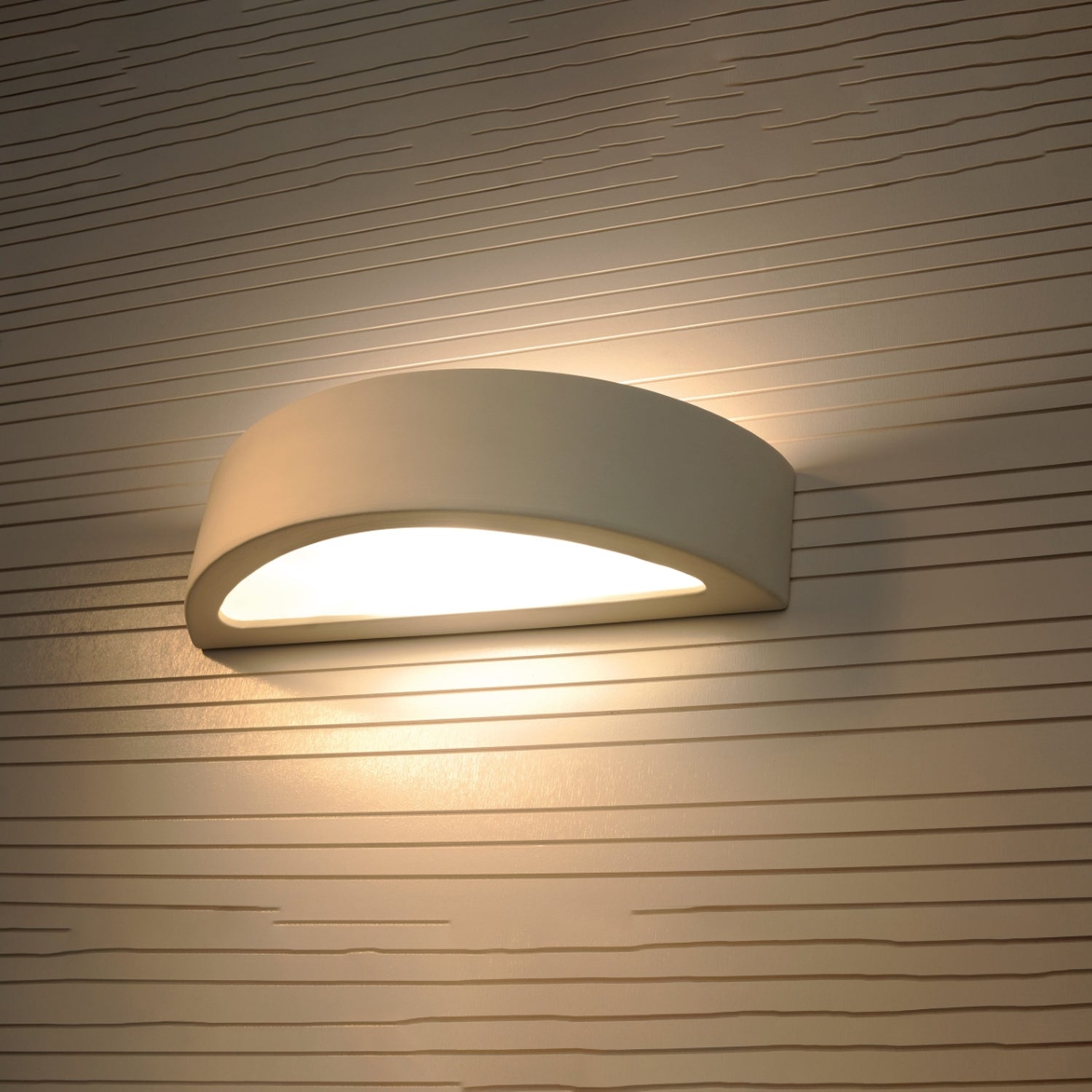 Wandlamp keramiek ATENA wit - detail
