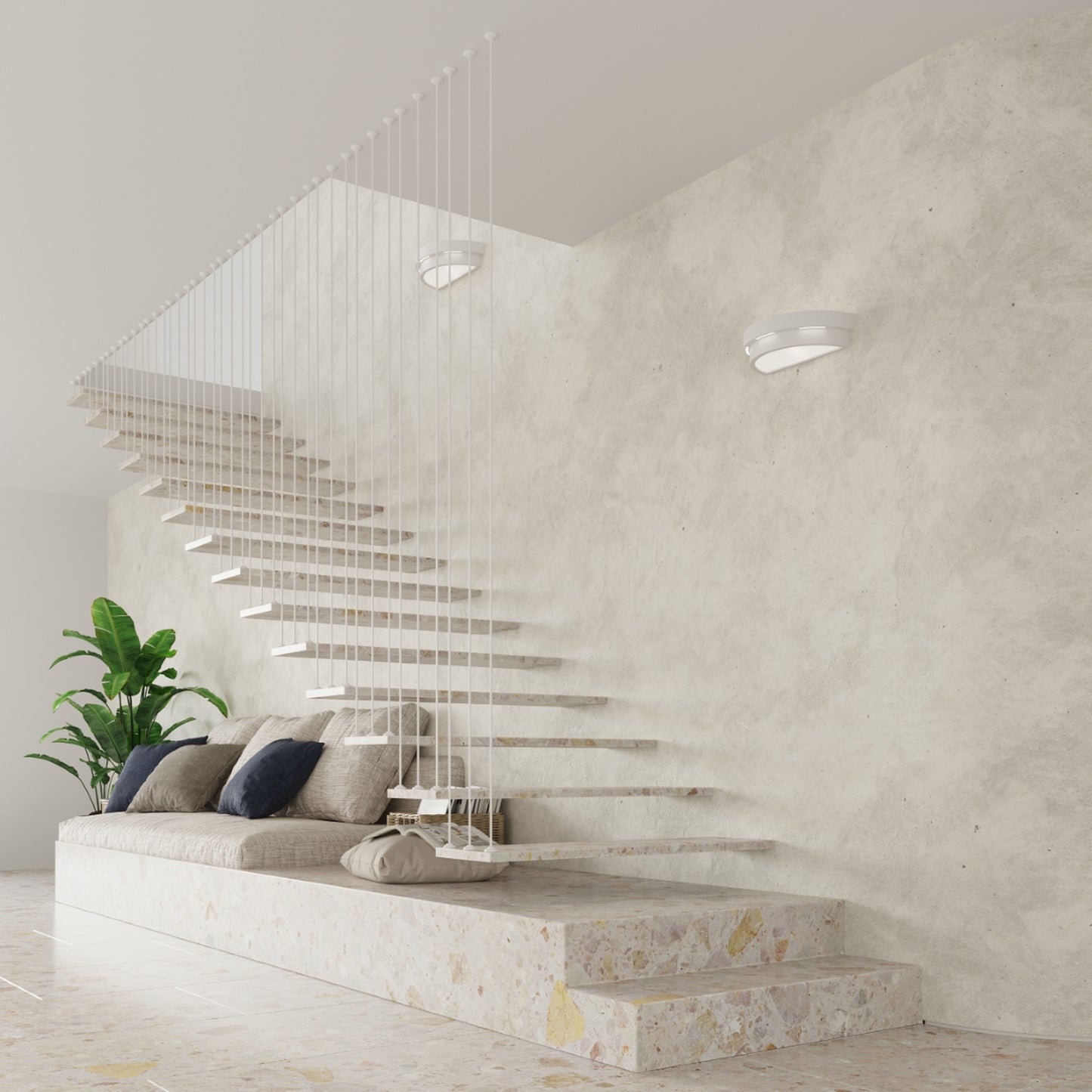 Wandlamp keramiek HELIOS - lichtbeeld