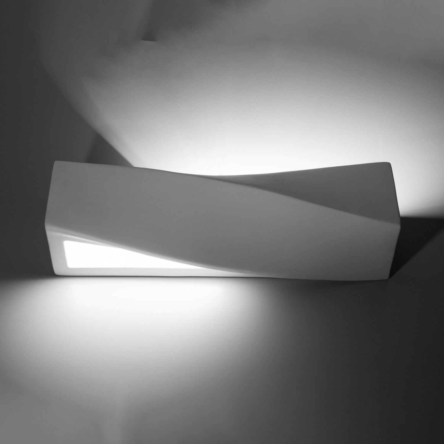 Wandlamp keramiek SIGMA wit - detail