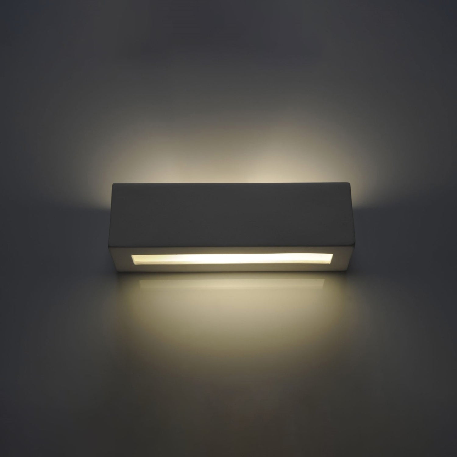 Wandlamp keramiek VEGA wit - detail