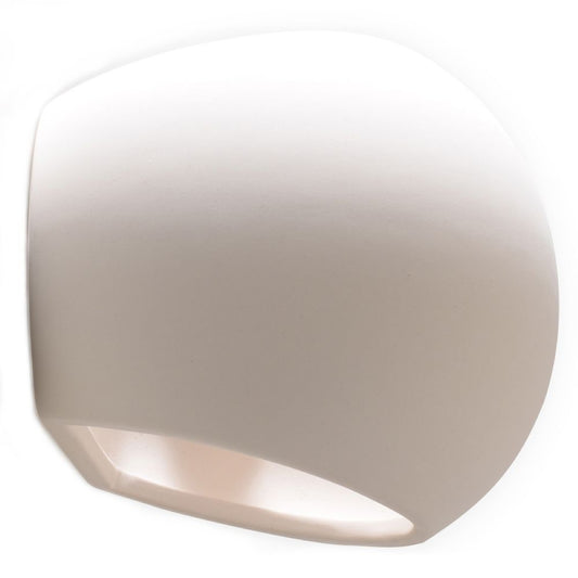 Wandlamp keramiek GLOBE wit