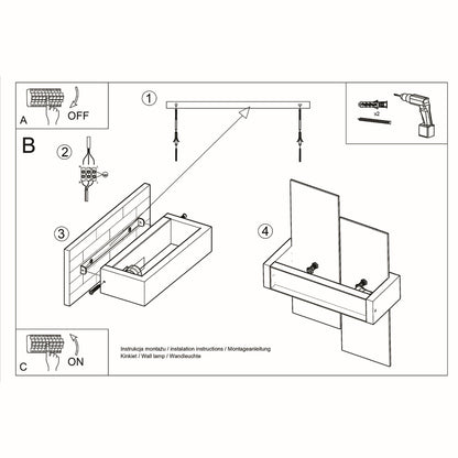 FENIKS 1 wandlamp wengé