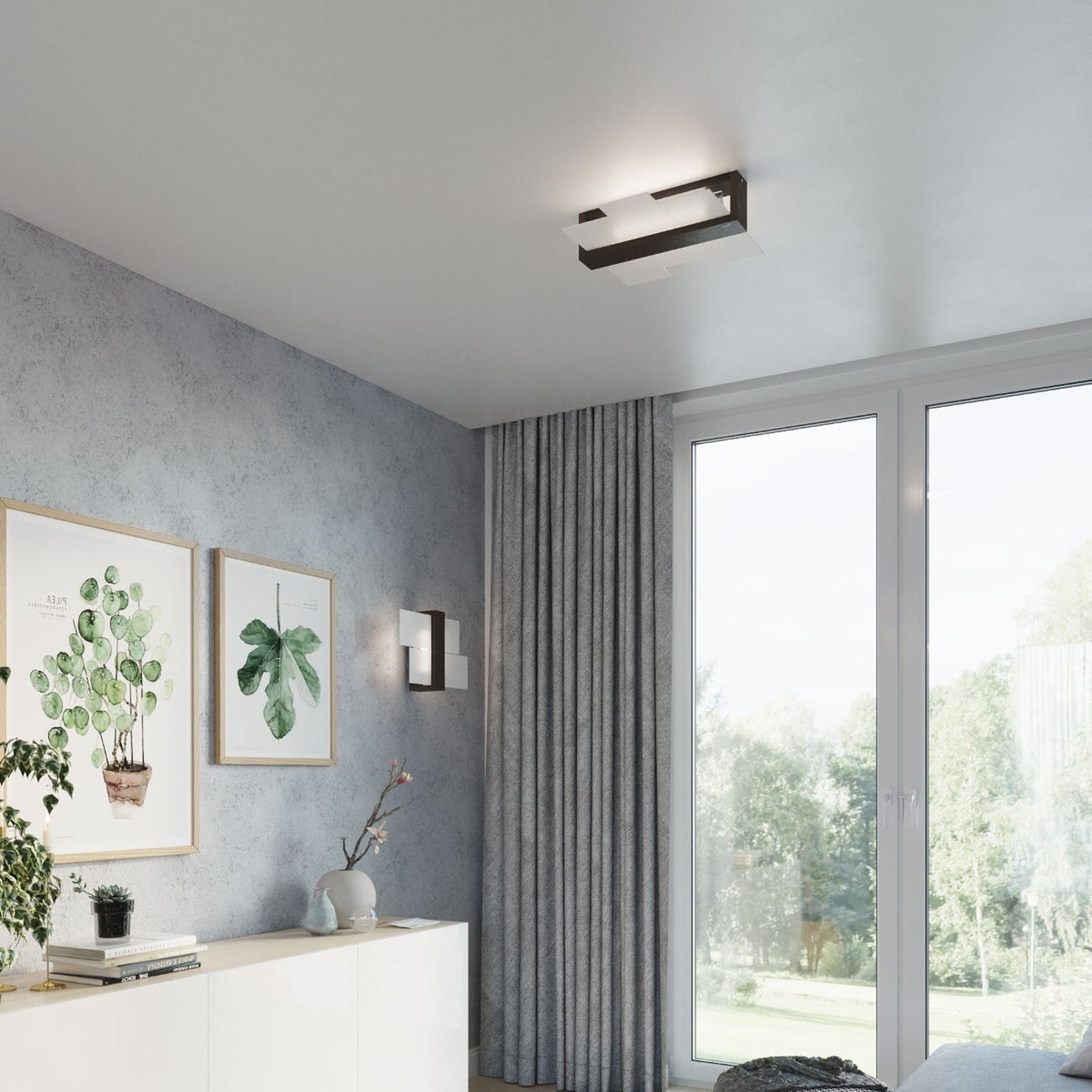 FENIKS 1 wandlamp wengé