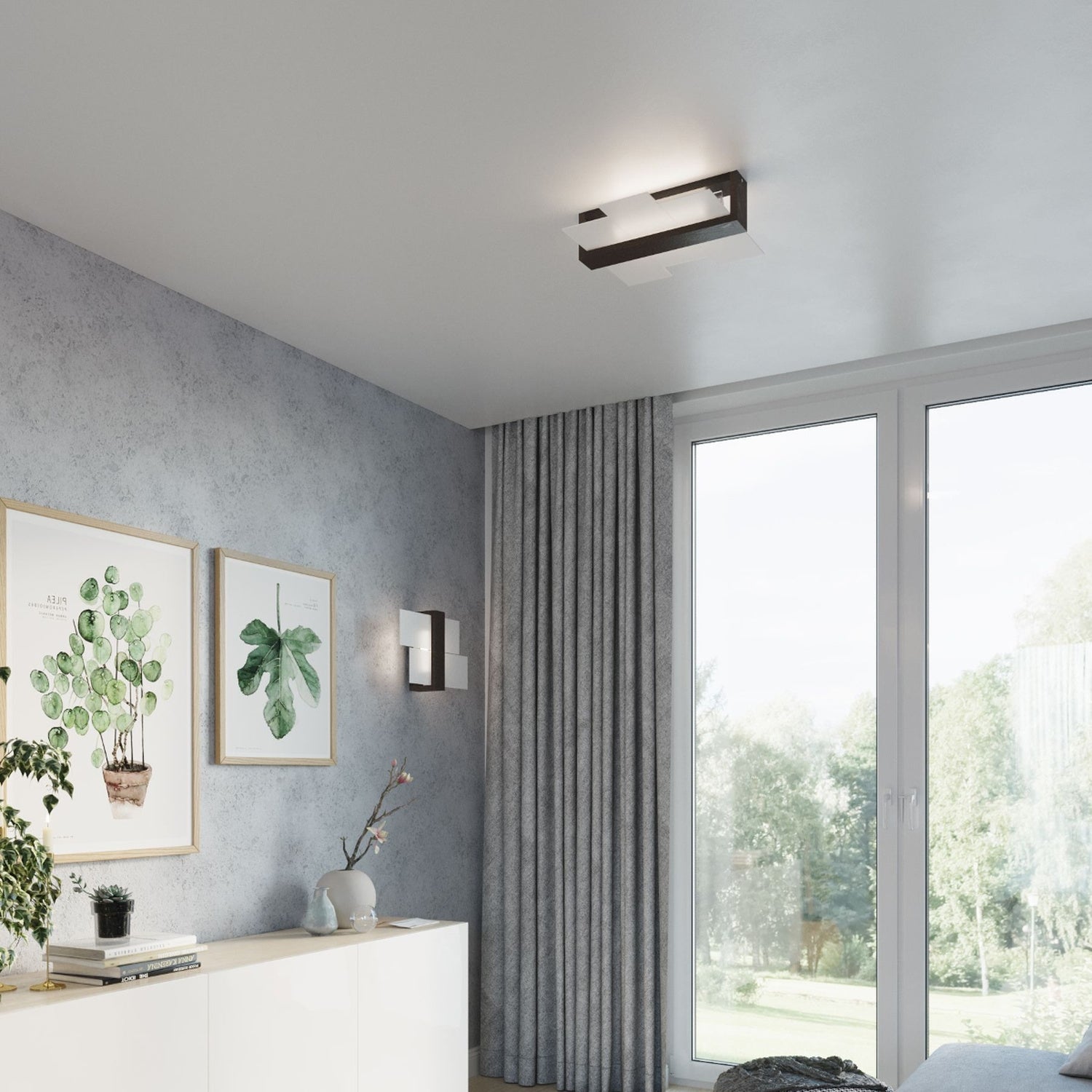 FENIKS 1 wandlamp wengé