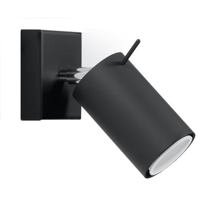 RING wandlamp zwart