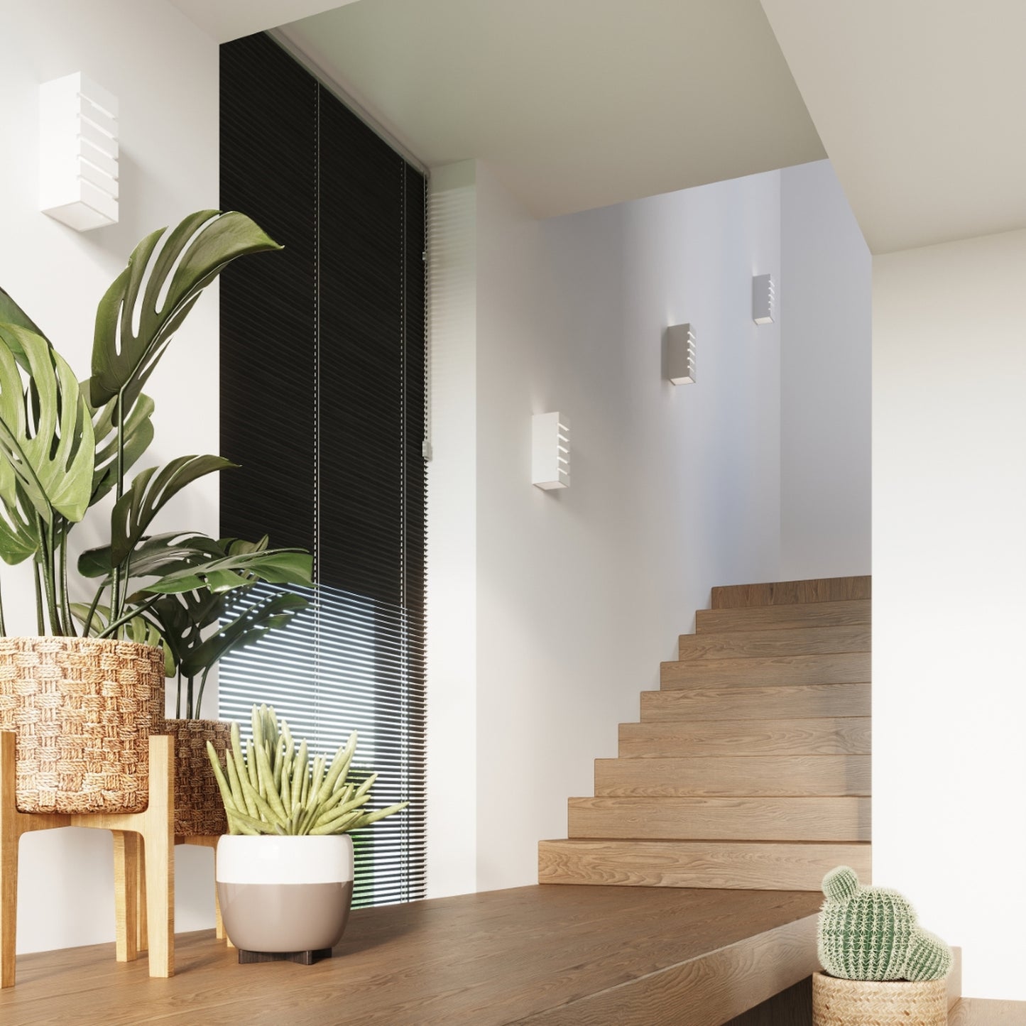 SAMIR keramische wandlamp wit