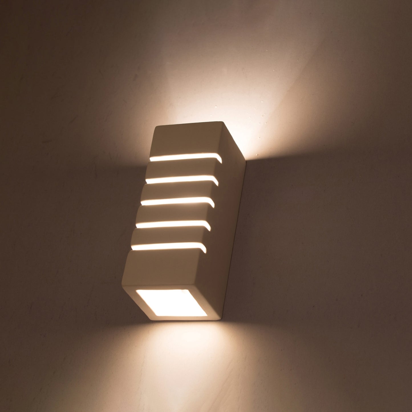 SAMIR keramische wandlamp wit