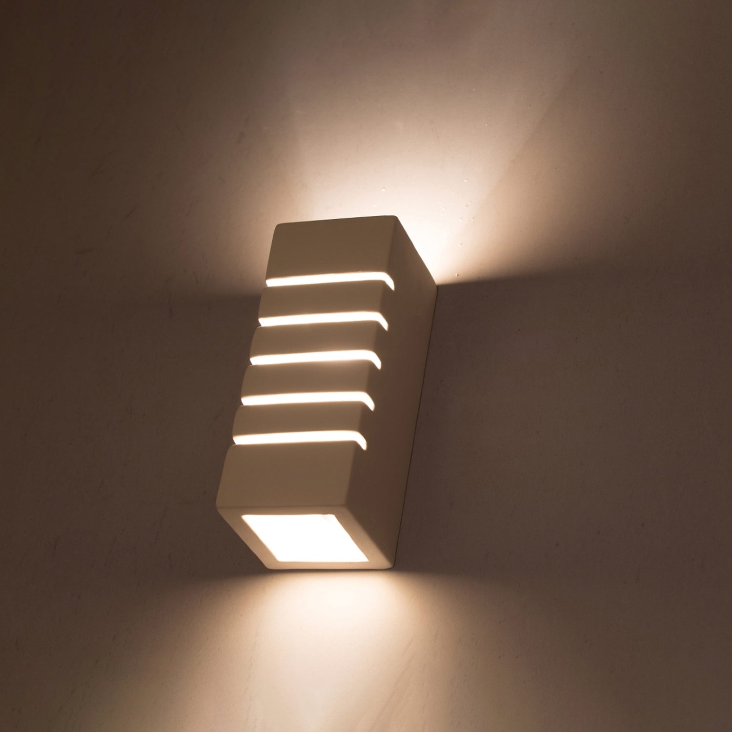 SAMIR keramische wandlamp wit