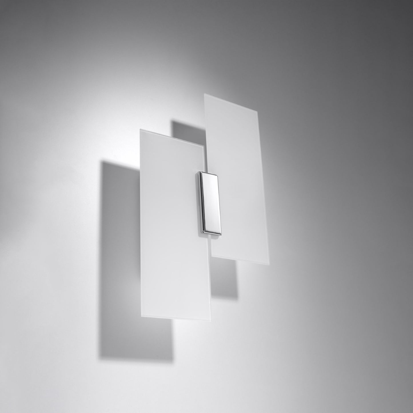 FABIANO langwerpige wandlamp chroom/wit